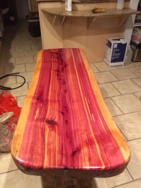 Cedar & Reclaimed Chestnut Bench