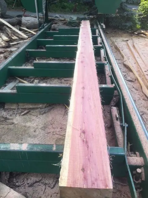8 × 10 × 20′ Cedar Beam