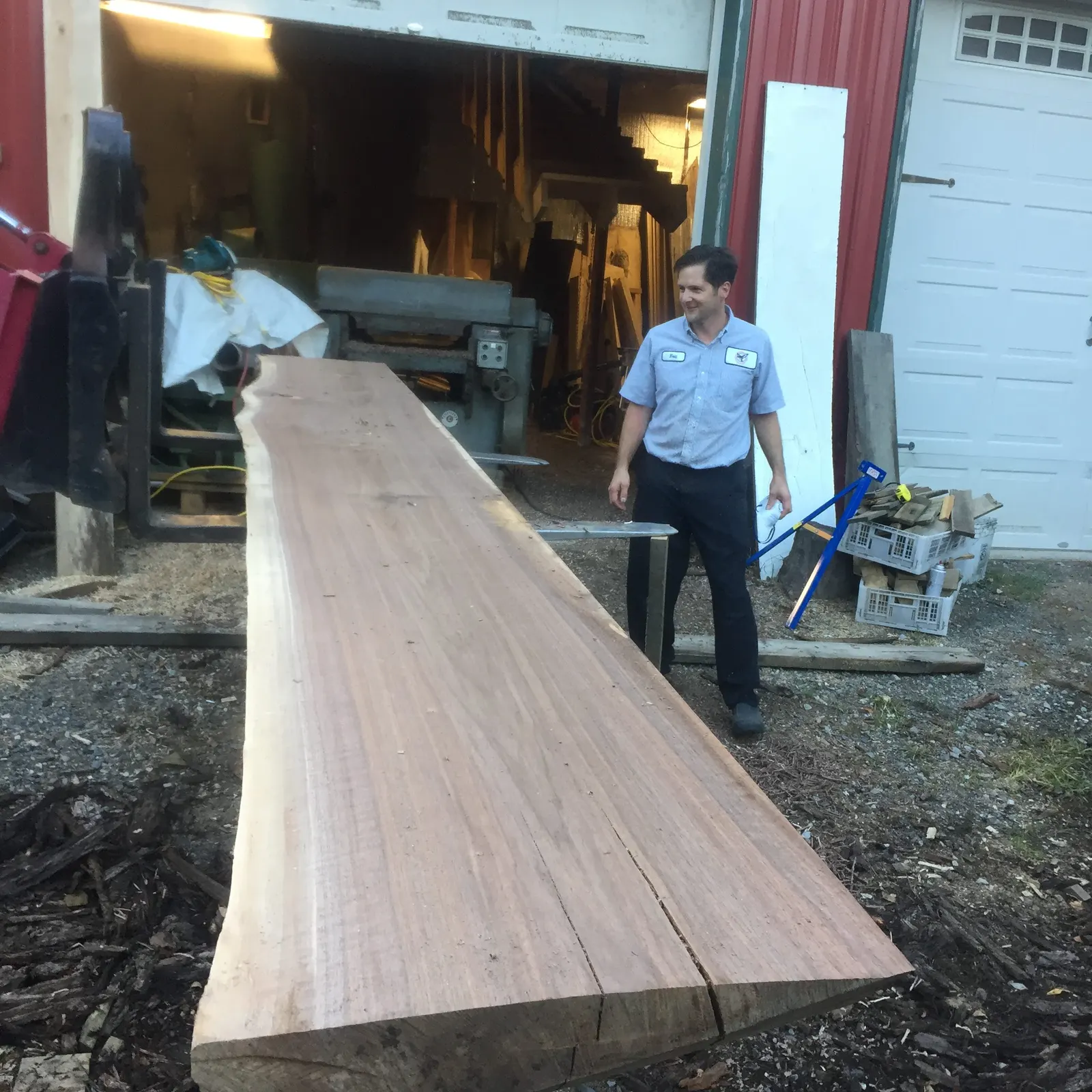 4″ × 24″ × 16′ Walnut Bar Top